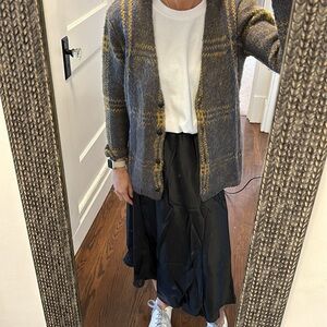 JOA checkered cardigan